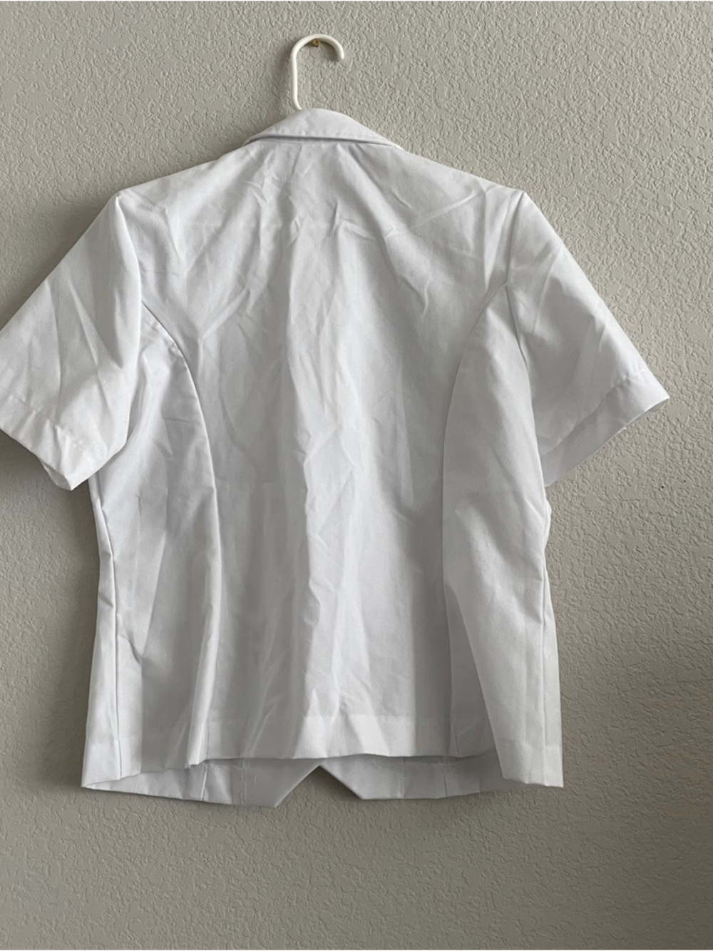 12R Air Force Semi-Formal Wear White Princess Cut Button-Up Shirt - Picture 2 of 10